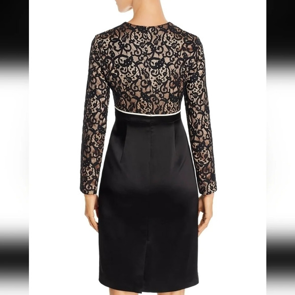 Tory Burch Lace Color Block Knee Length Dress - Picture 2 of 13